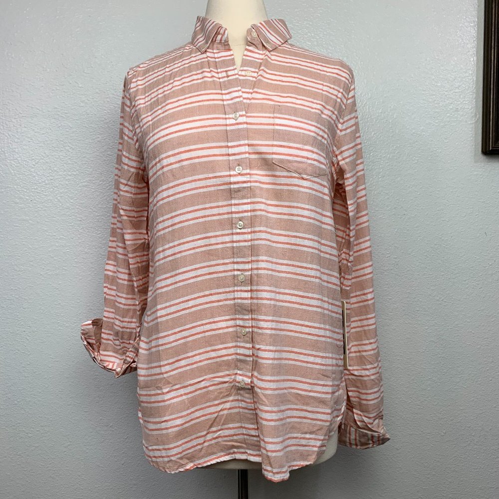Trovata‎ Birds Of Paradis Stripe Long Sleeve Blouse